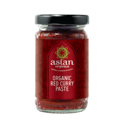 Organic Red Curry Paste 120g - Asian Organics BB Jan 2023